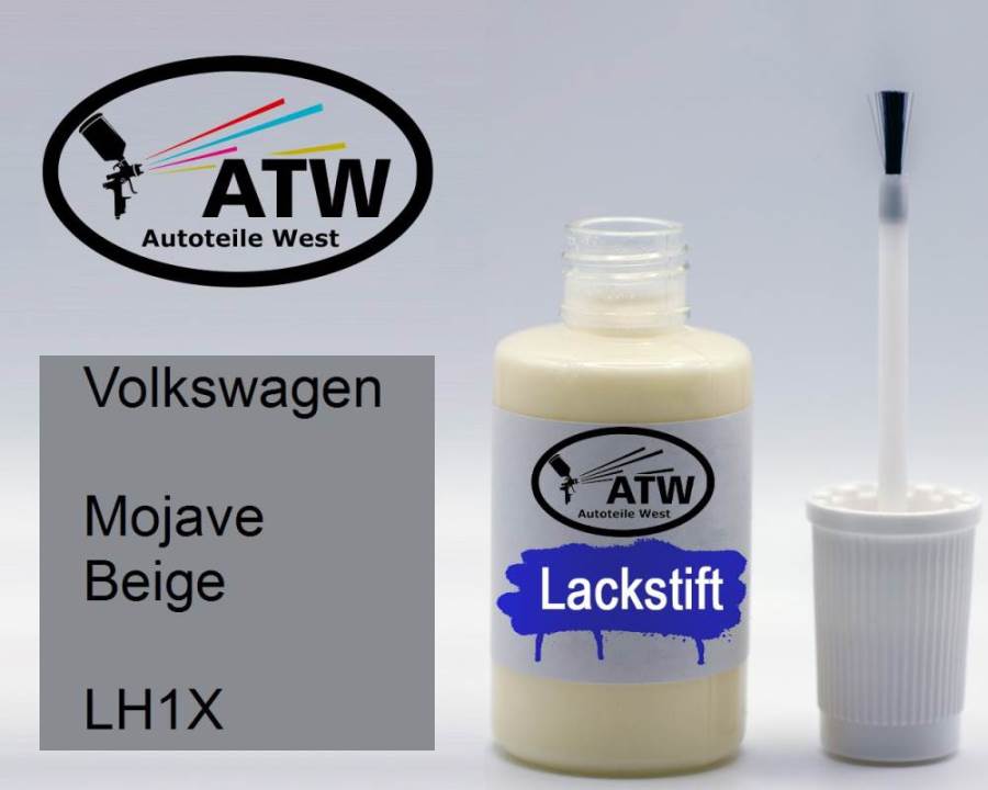 Volkswagen, Mojave Beige, LH1X: 20ml Lackstift, von ATW Autoteile West.